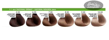 Kép HS Milano hajfesték 100/120 ml - Természetes natúr arany színek