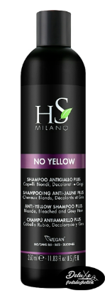Kép HS Milano - No Yellow- Hamvasító sampon 350 ml (Blonde)
