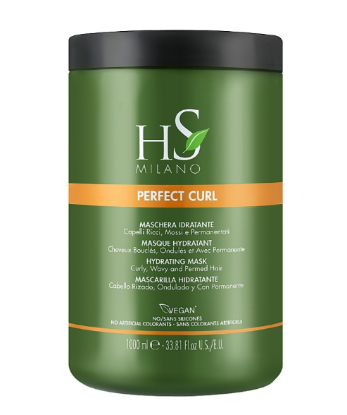 Kép HS Milano - Perfect Curl - Maszk göndör, hullámos és dauerolt hajra 1000 ml