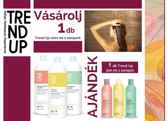AKCIÓ - Trend Up 1000 ml samponhoz AJÁNDÉK 300 ml sampon képe