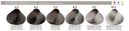 HS Milano hajfesték 100 ml - Intenzív hamvas színek (5.11-10.11) képe