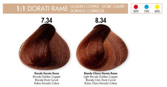 HS Milano hajfesték 100 ml - Rézarany színek (7.34-8.34) képe